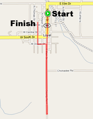 5K Course Map